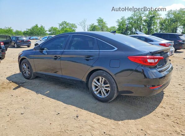 5NPE24AF0HH452975 2017 HYUNDAI SONATA Black უკანა მარცხენა