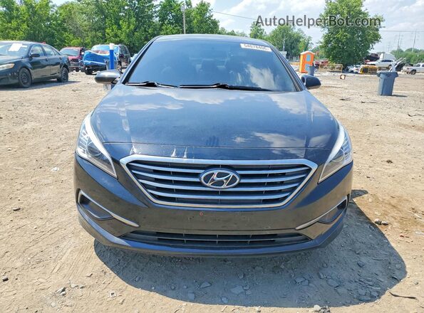5NPE24AF0HH452975 2017 HYUNDAI SONATA Black წინა ხედი
