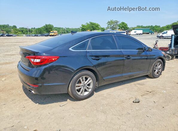 5NPE24AF0HH452975 2017 HYUNDAI SONATA Black უკანა მარჯვენა
