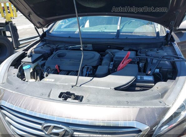 5NPE24AF0HH474216 2017 HYUNDAI SONATA Brown Vista trasera