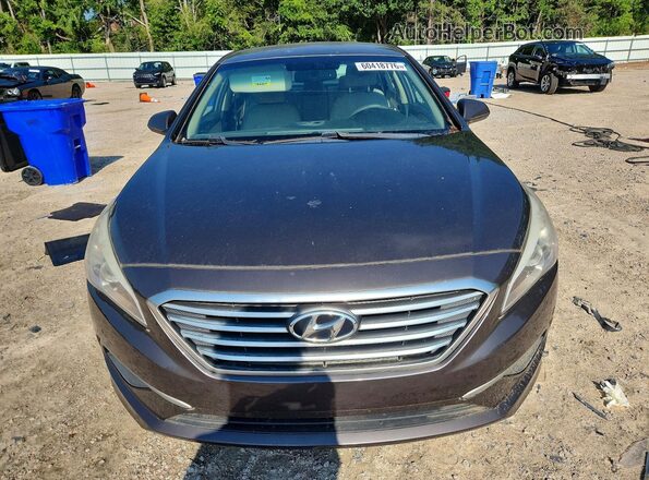 5NPE24AF0HH499407 2017 HYUNDAI SONATA Charcoal Вид спереду