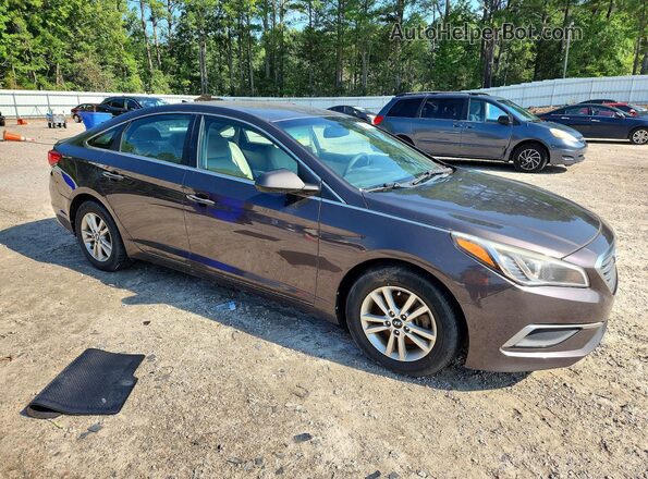 5NPE24AF0HH499407 2017 HYUNDAI SONATA Charcoal Передня права чверть