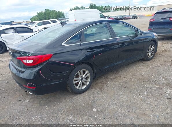 5NPE24AF0HH517985 2017 HYUNDAI SONATA Black Հետևի աջ