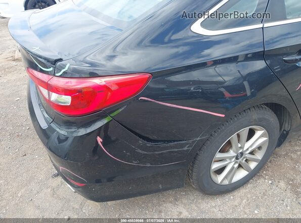 5NPE24AF0HH517985 2017 HYUNDAI SONATA Black Սարքավորումների վահանակի տեսք