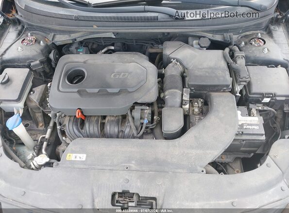 5NPE24AF0HH517985 2017 HYUNDAI SONATA Black Հետևի տեսք
