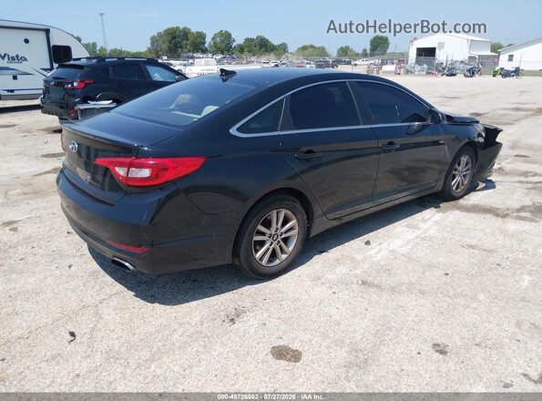 5NPE24AF0HH524807 2017 HYUNDAI SONATA Black Trasero derecho