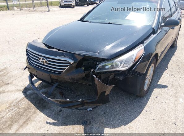 5NPE24AF0HH524807 2017 HYUNDAI SONATA Black Vista frontal