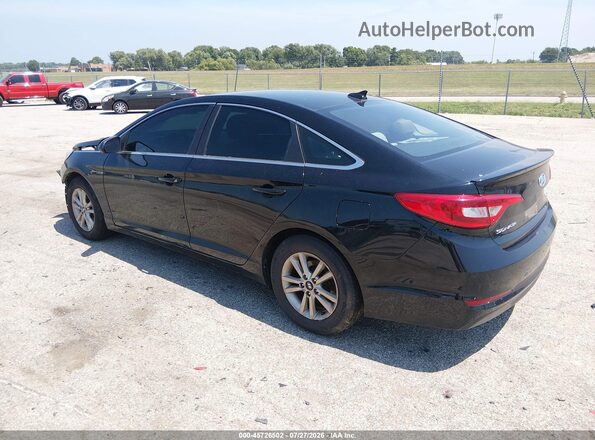 5NPE24AF0HH524807 2017 HYUNDAI SONATA Black Trasero izquierdo