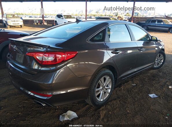5NPE24AF0HH538190 2017 HYUNDAI SONATA Brown Tył prawy
