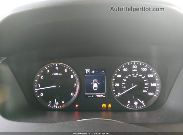 5NPE24AF0HH538190 2017 HYUNDAI SONATA Brown Widok tylnych siedzeń