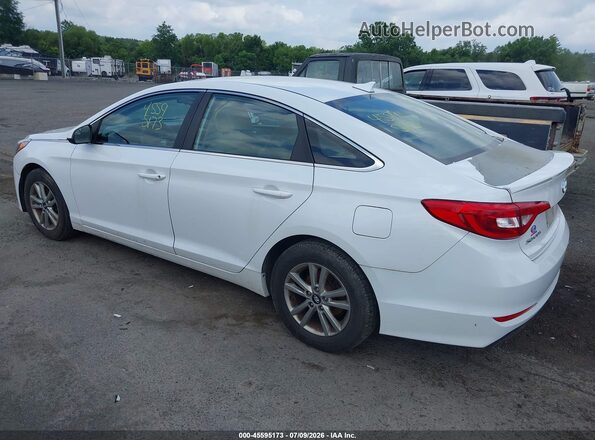 5NPE24AF0HH540151 2017 HYUNDAI SONATA Белый Задняя левая четверть