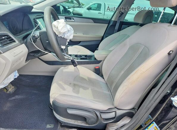 5NPE24AF0HH550937 2017 HYUNDAI SONATA Black Vista interior delantera