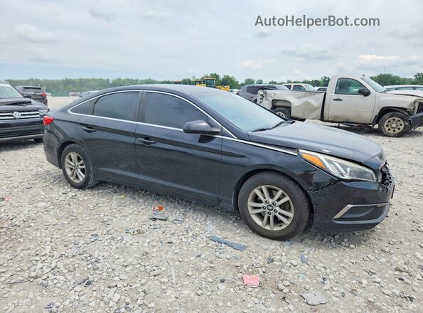 5NPE24AF0HH550937 2017 HYUNDAI SONATA Black Delantero derecho