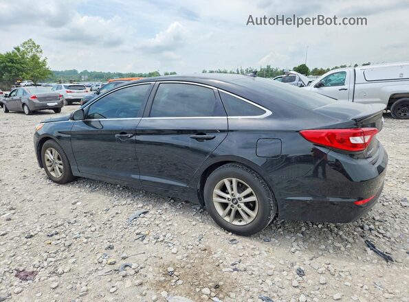 5NPE24AF0HH550937 2017 HYUNDAI SONATA Black Trasero izquierdo