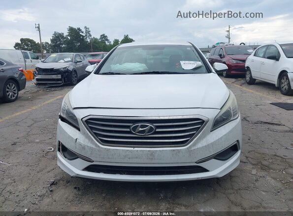 5NPE24AF0HH553773 2017 HYUNDAI SONATA White ხელსაწყოთა პანელის ხედი