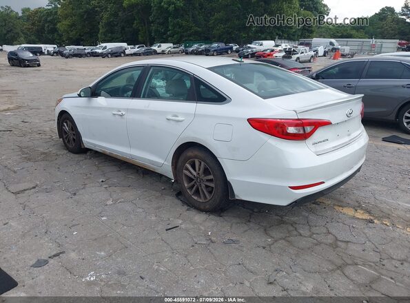 5NPE24AF0HH553773 2017 HYUNDAI SONATA White უკანა მარცხენა