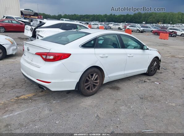 5NPE24AF0HH553773 2017 HYUNDAI SONATA White უკანა მარჯვენა