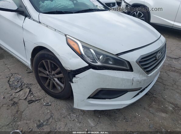 5NPE24AF0HH553773 2017 HYUNDAI SONATA White წინა ხედი