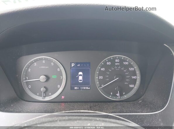 5NPE24AF0HH553773 2017 HYUNDAI SONATA White უკანა სავარძლების ხედი