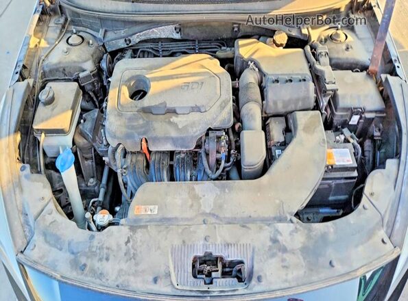 5NPE24AF0HH557953 2017 HYUNDAI SONATA Черный Вид задней части салона