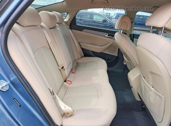 5NPE24AF0HH568337 2017 HYUNDAI SONATA Blue Հետևի նստատեղերի տեսք