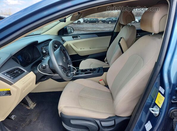 5NPE24AF0HH568337 2017 HYUNDAI SONATA Blue Սալոնի դիմացի տեսք