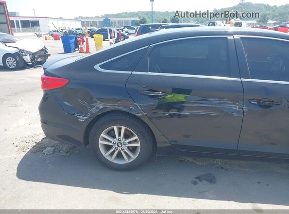 5NPE24AF0HH570511 2017 HYUNDAI SONATA Black Front view