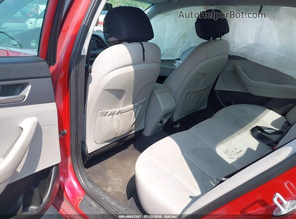 5NPE24AF0HH572601 2017 HYUNDAI SONATA Red VIN კოდის სტიკერის ხედი