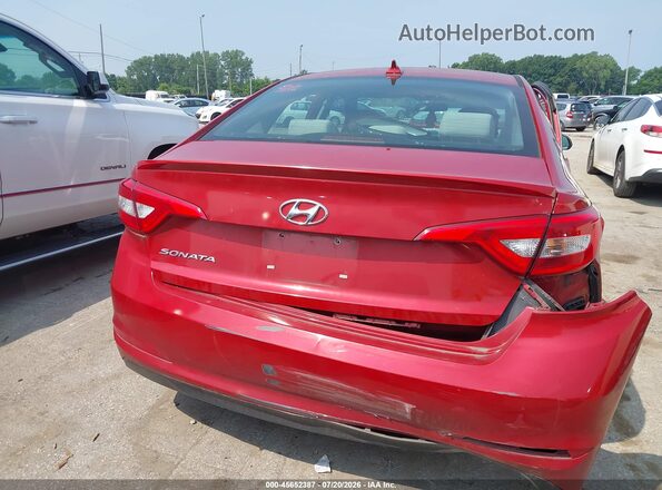 5NPE24AF0HH572601 2017 HYUNDAI SONATA Red 