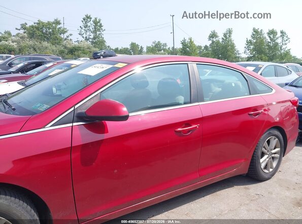 5NPE24AF0HH572601 2017 HYUNDAI SONATA Red სალონის 360-გრადუსიანი ხედი