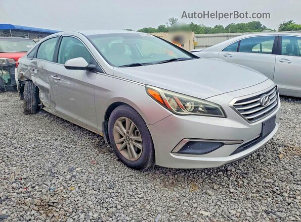 5NPE24AF0HH589494 2017 HYUNDAI SONATA Silver წინა მარჯვენა
