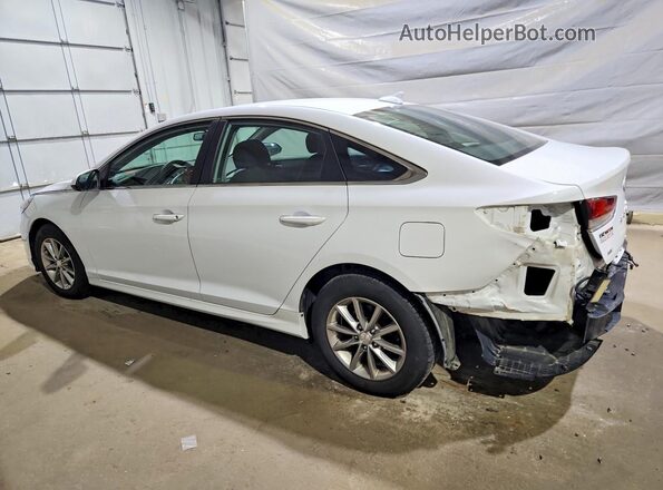 5NPE24AF0JH599996 2018 HYUNDAI SONATA White Rear left
