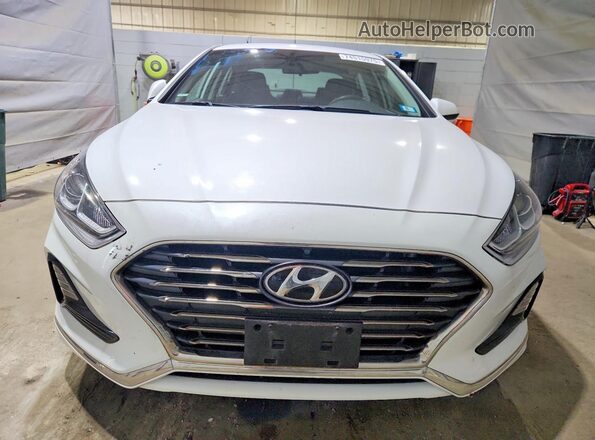 5NPE24AF0JH599996 2018 HYUNDAI SONATA White Front view