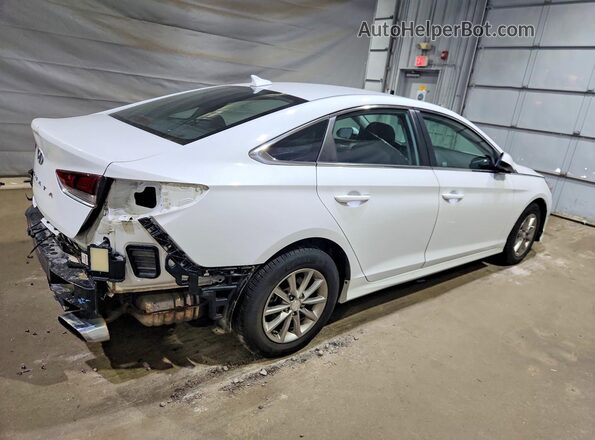 5NPE24AF0JH599996 2018 HYUNDAI SONATA White Rear right