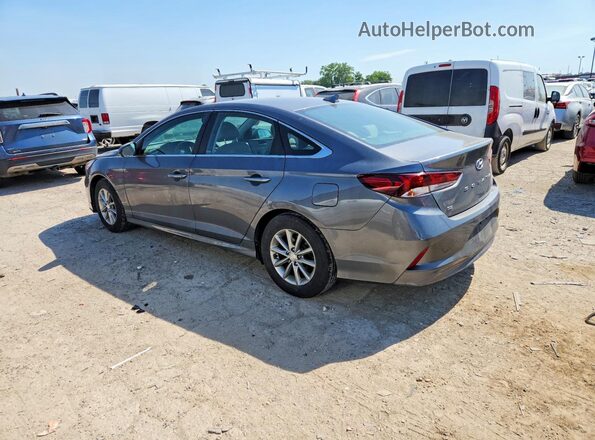 5NPE24AF0JH650610 2018 HYUNDAI SONATA Gray Հետևի ձախ