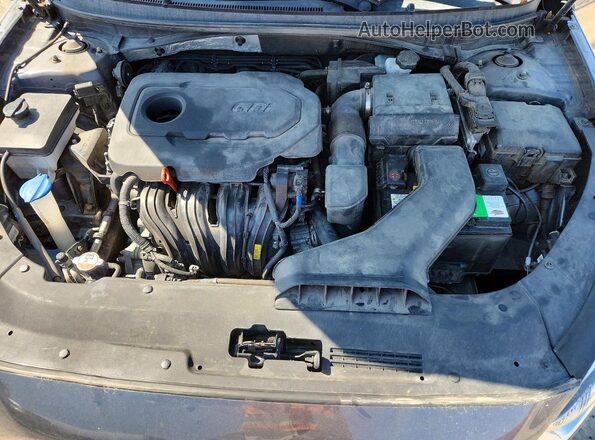 5NPE24AF0JH650610 2018 HYUNDAI SONATA Gray Սալոնի հետևի տեսք