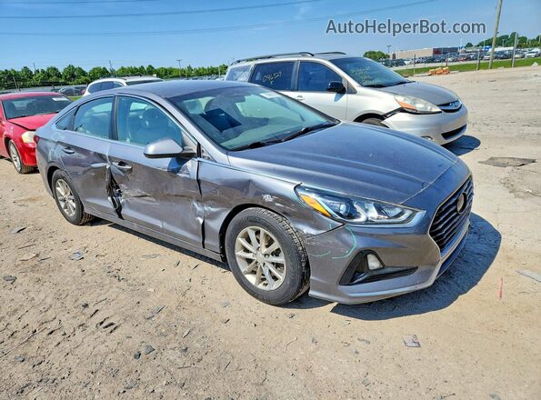 5NPE24AF0JH650610 2018 HYUNDAI SONATA Gray Առջևի աջ