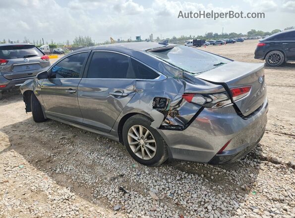 5NPE24AF0JH715567 2018 HYUNDAI SONATA Gray უკანა მარცხენა