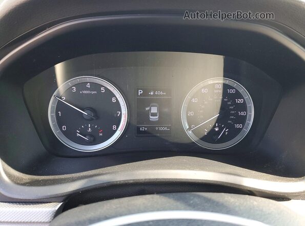 5NPE24AF0JH723443 2018 HYUNDAI SONATA Серый Вид щитка приборов