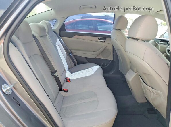 5NPE24AF0JH723443 2018 HYUNDAI SONATA Серый Вид задних сидений