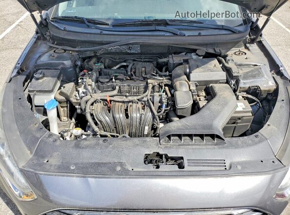 5NPE24AF0JH723443 2018 HYUNDAI SONATA Серый Вид задней части салона