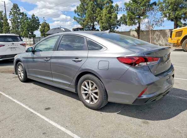 5NPE24AF0JH723443 2018 HYUNDAI SONATA Серый Задняя левая четверть