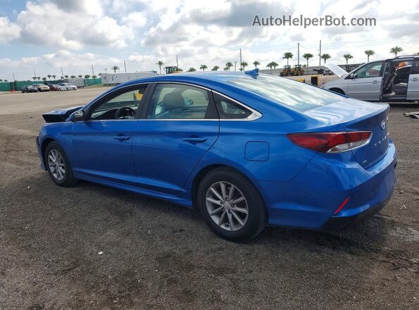 5NPE24AF0KH735318 2019 HYUNDAI SONATA Blue უკანა მარცხენა