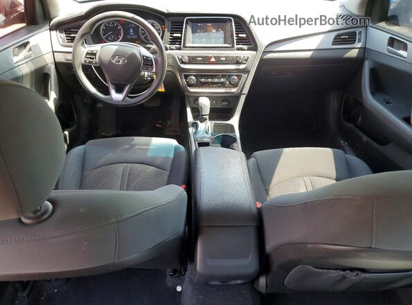 5NPE24AF0KH742656 2019 HYUNDAI SONATA Black Dashboard view