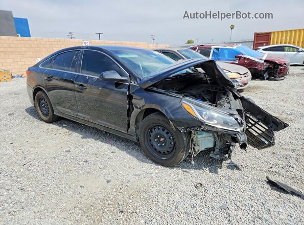 5NPE24AF0KH755679 2019 HYUNDAI SONATA Black წინა მარჯვენა