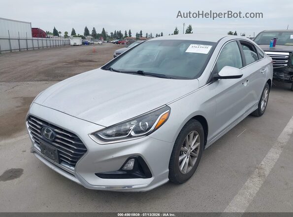 5NPE24AF0KH800846 2019 HYUNDAI SONATA Silver Front left