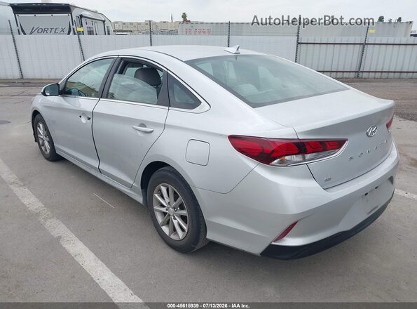 5NPE24AF0KH800846 2019 HYUNDAI SONATA Silver Rear left