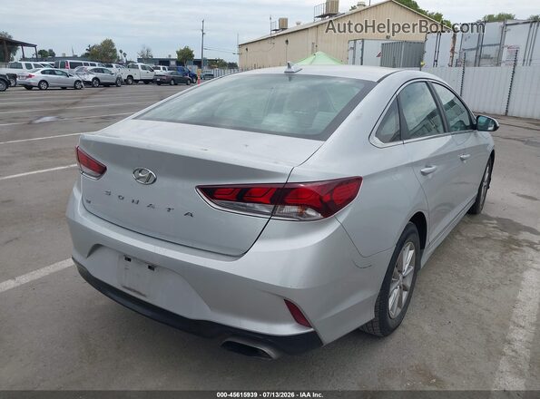 5NPE24AF0KH800846 2019 HYUNDAI SONATA Silver Rear right