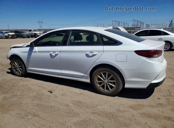 5NPE24AF0KH810390 2019 HYUNDAI SONATA White Հետևի ձախ