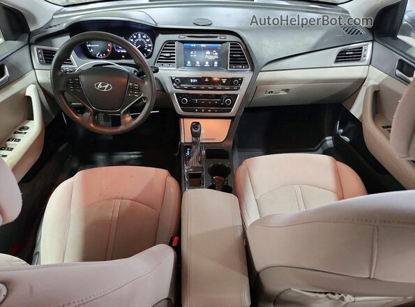 5NPE24AF1GH283032 2016 HYUNDAI SONATA Silver წინა პანელის ხედი